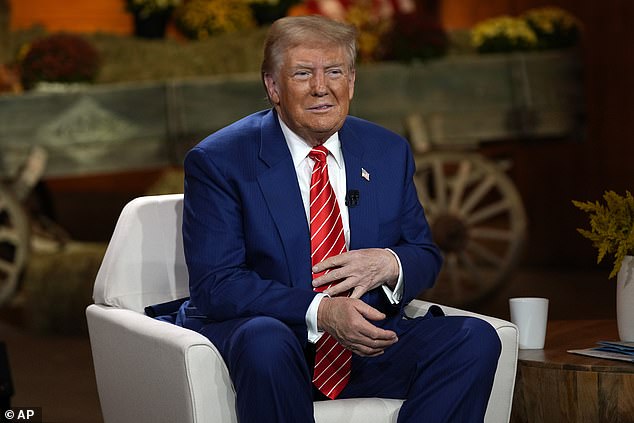 Possible bruising or makeup on Trump's right hand has been visible since last year