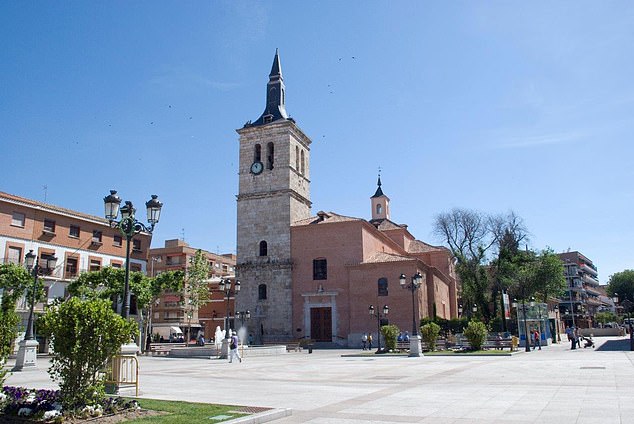 The incident took place in the Spanish town of Torrejon de Ardoz, in northeastern Madrid