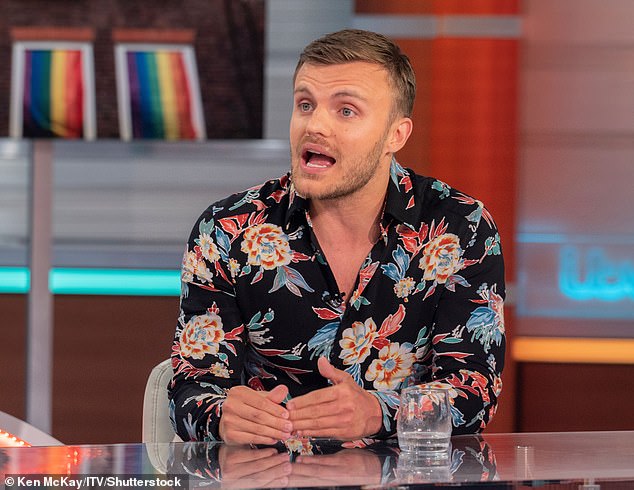Lee pictured on Good Morning Britain back in 2022