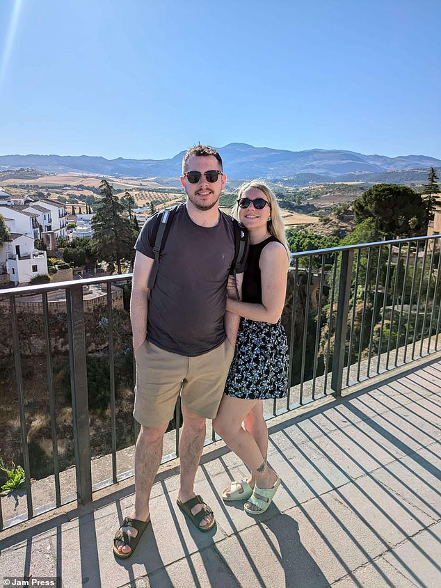 Though staff at the gate found the hack hilarious and allowed the couple to board their flight with no extra fees, they warned the pair not to try it again