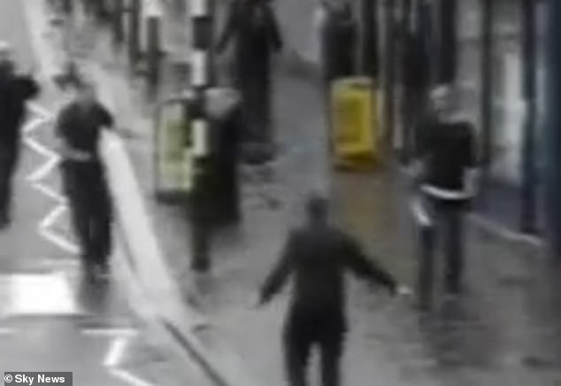 The knifeman repeatedly lunged at him with the weapon until the officer moved inside its arc and struck him with his metal baton