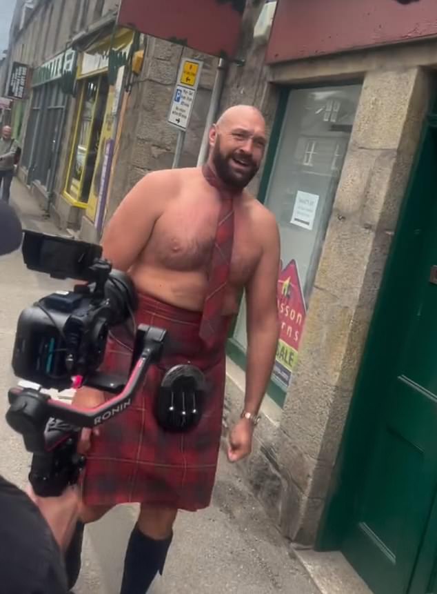 The Gypsy King is filming the second season of his Netflix series 'At Home with The Furys'