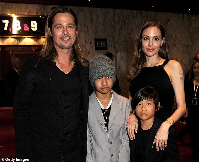 Brad Pitt is a 61-year-old global movie star who adopted Pax, along with then-partner Angelina Jolie, from Vietnam when Pax was just three years old. (Pictured: Brad and Angelina with Maddox and Pax in 2013).