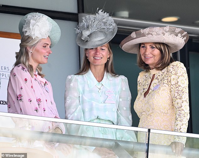 Also in attendance were the Princess of Wales's mother, Carole Middleton, and her sister-in-law, Alizee Thevenet