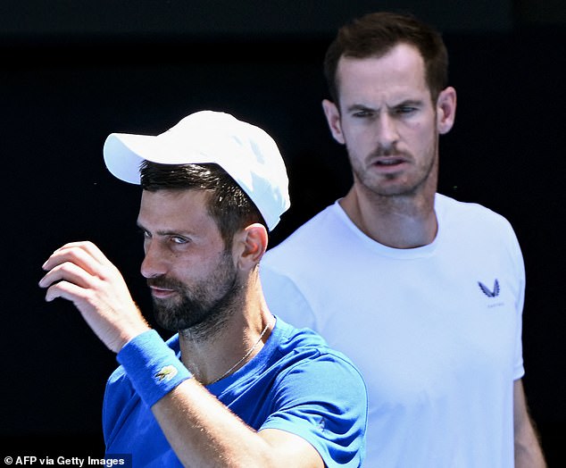 Sir Andy was back in the game after his retirement to coach old rival Djokovic