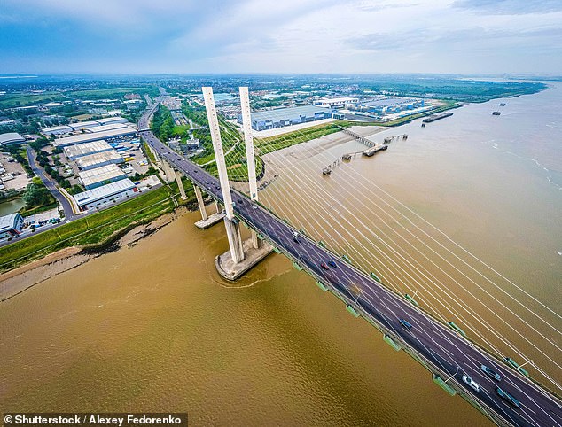 The Queen Elizabeth Bridge was opened to traffic on 30 October 1991 to the tune of £120million. This included £30million for the approach roads