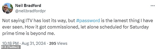 Fans were left less than impressed with the concept and took to social media to brutally slate the show after its launch