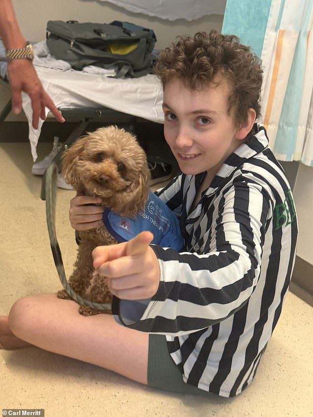Bailey had been returning from a chemotherapy appointment at hospital when he went to Wendy's
