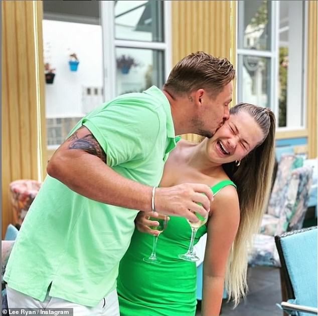 Lee fathered daughter Bluebell, 15, (pictured) with Jessica in 2007, prior to his relationship with Samantha, after the pair met in a night club