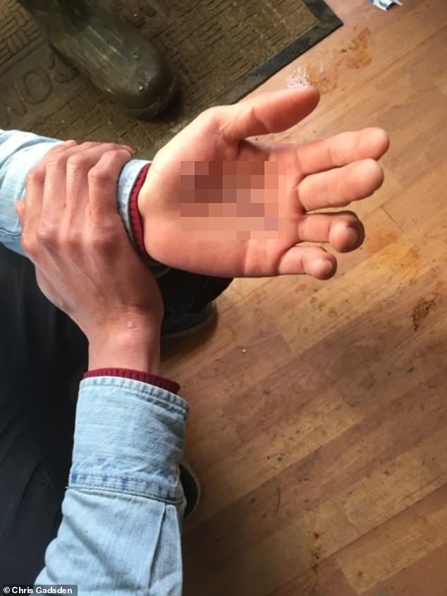 Some migrants would have a phone number written in on their hand to ring when they had got to the UK