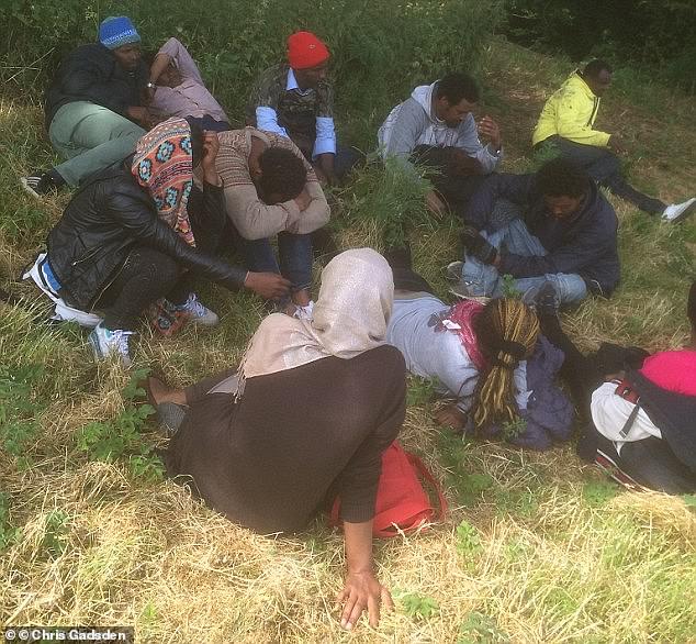 Chris' farm has been a migrant hotbed for more than three decades, and he was first alerted to it when police knocked on his door wanting to conduct a survey