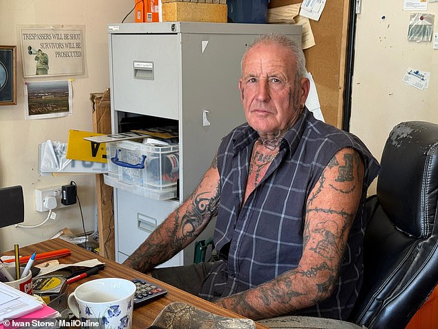 Chris now says he is scared for his safety as he nears old age ¿ and the migrants keep on coming
