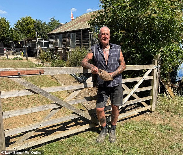 Chris says as many as 10 still trespass across his farm every week - amounting to 5,000 over the past decade - but he claims the number is now decreasing because they have found an 'easier' route to get to the UK