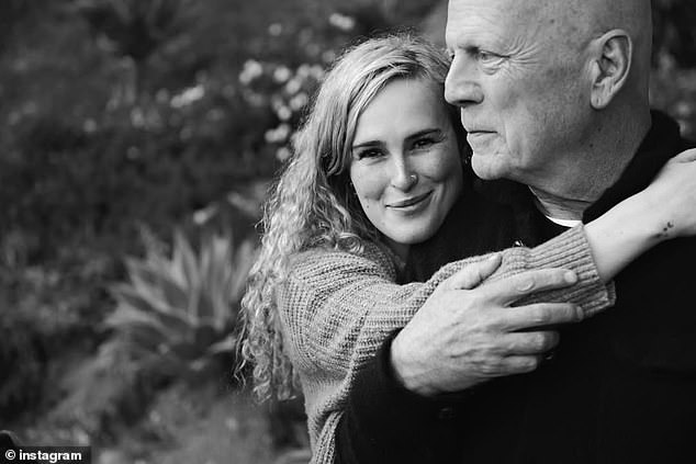 Rumer also shared a post in tribute of her dad Bruce and got candid about how she 'feels a deep ache'