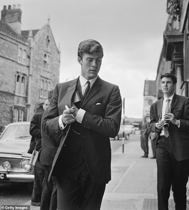 Ranulph Fiennes, a member of the SAS, arrives at court after he was enlisted by a resident of Castle Combe to blow up a concrete dam built to bring the Dr Doctor Dolittle set to life