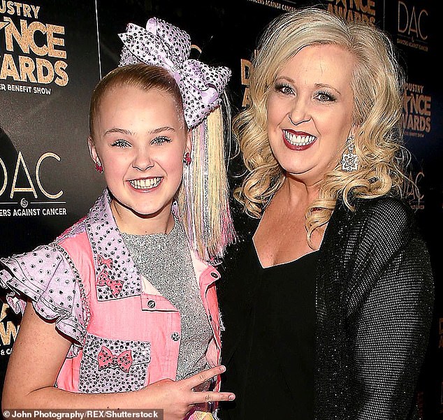 JoJo with her mother and manager, Jessalynn, in 2018