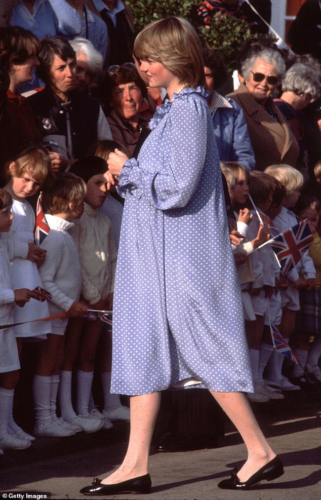 Diana meets the crowds in the Isles of Scilly