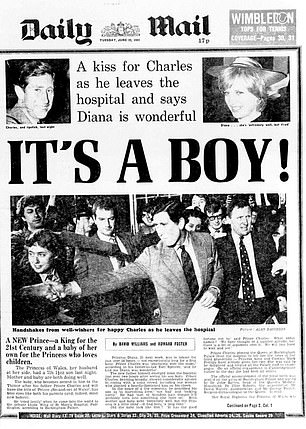 The front page of the Daily Mail on June 22, 1982