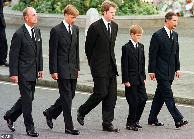 On his death, William paid tribute to his grandfather, saying Philip's 'enduring presence' guided him 'both through good times and the hardest days'