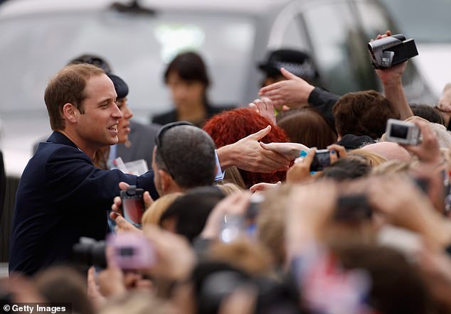 The royal author recalled when Philip was ill in the summer of 2012, as vice-president of the National Playing Fields Association, he spent a day watching Kate and William