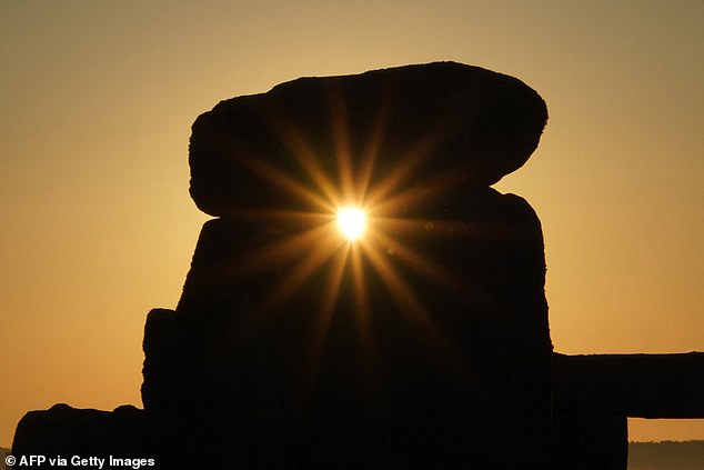 According to the medium, the solstice acts as a reminder from the universe that we are 'light'. Pictured: Stonehenge in 2024