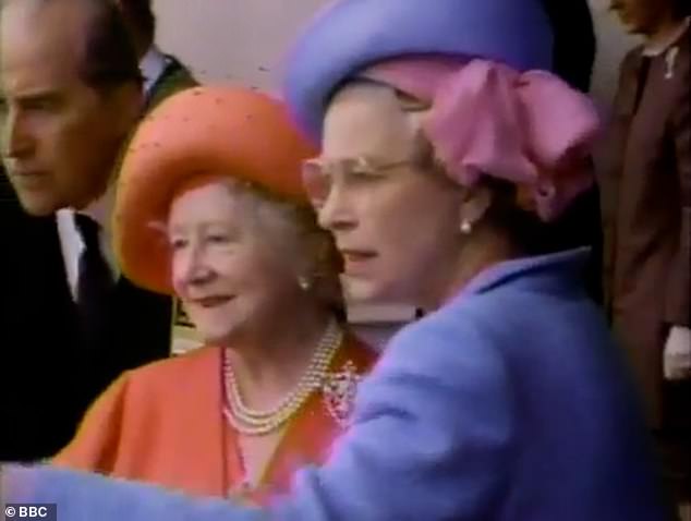 'That's my horse, isn't it? That's my horse!' the Queen said while turning to her mother as she looks at Generous