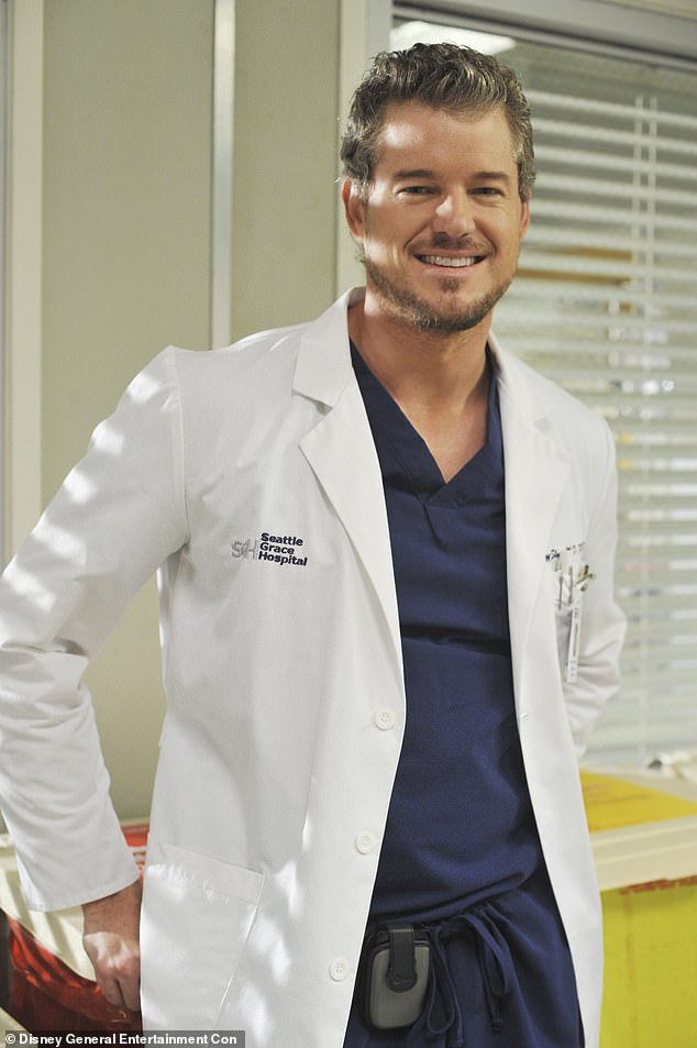 While walking the red carpet for his new police procedural on Wednesday, Eric remarked: 'I feel good,' during an interview with Variety; seen above in Grey's Anatomy