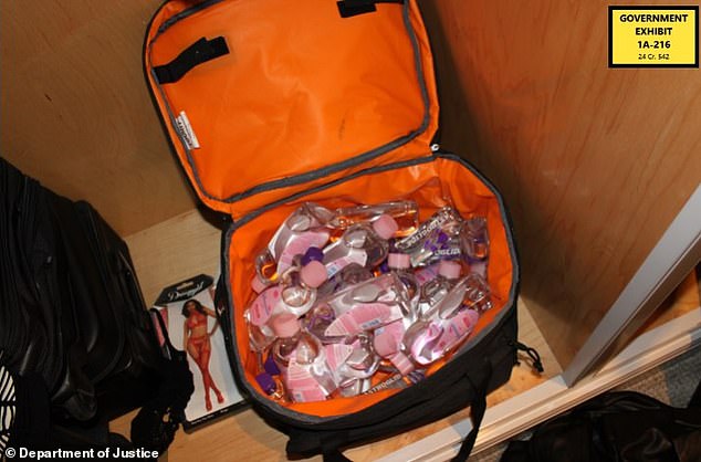 Homeland Security Investigations agent Andre Lamon testified that he found 900 bottles of Astroglide and 200 bottles of baby oil at Combs' LA home