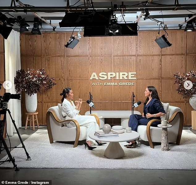 Meghan and Emma Grede sat down for a 90-minute chat, which was released on Tuesday