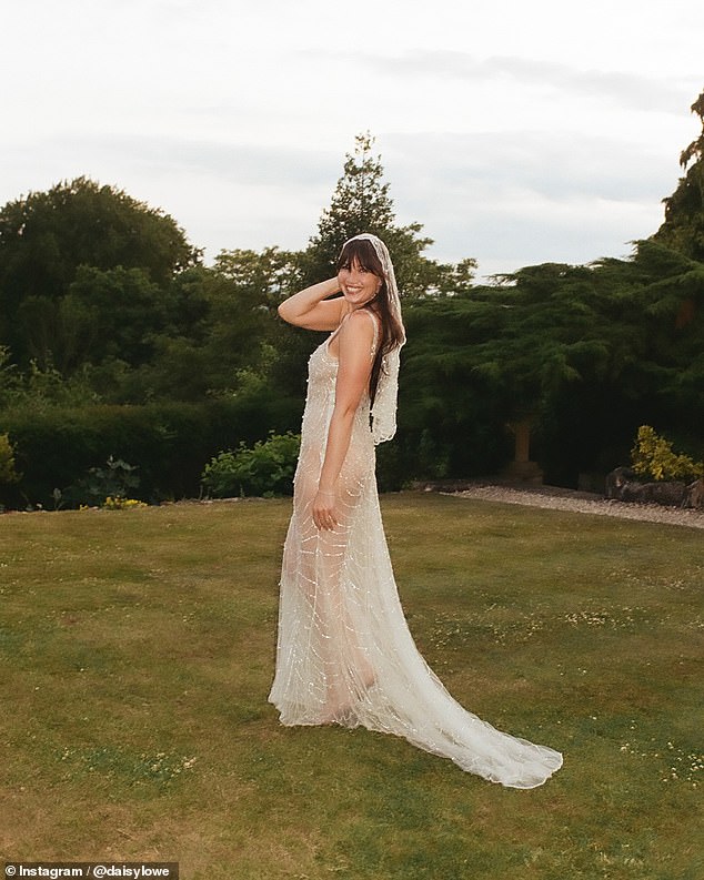 While the Thursday ceremony was a private affair, Daisy has big plans for their summer wedding