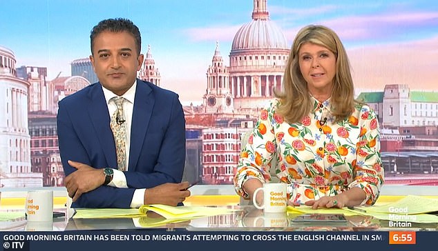 She said: 'I mean, what the doctors say, if I can do my Dr Hilary at the moment for a bit, is make sure you get an inoculation'