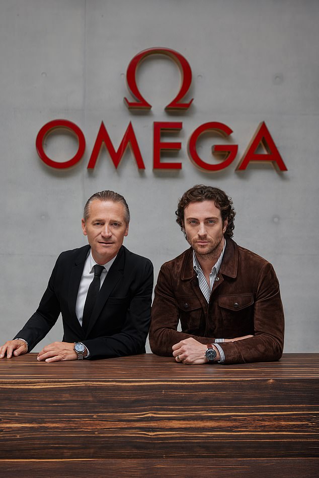 The surge came after Aaron signed a deal with Omega - the watch provider for the James Bond franchise