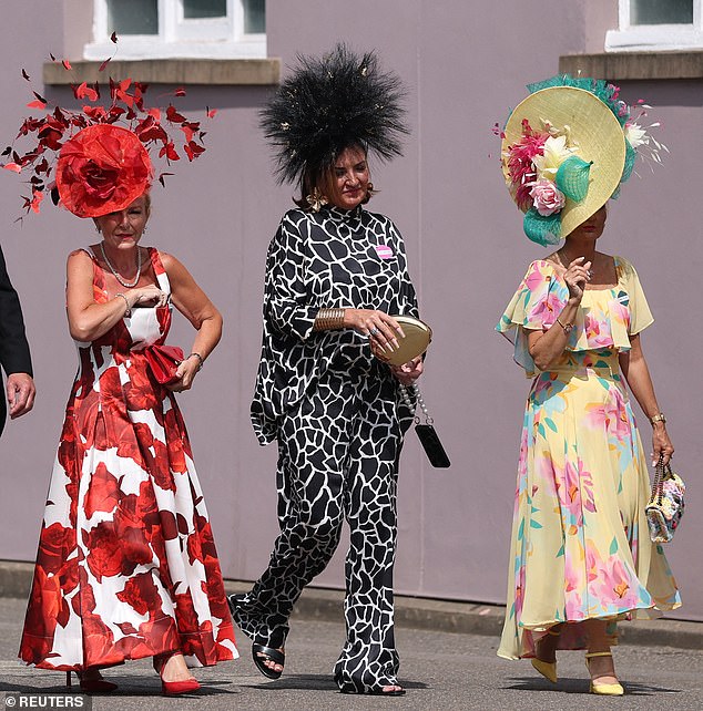 While some revellers sported strikingly similar ensembles, others opted to be entirely unique