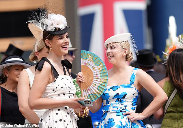 With Berkshire hitting 28C on day four of Royal Ascot, many revellers came prepared with fans