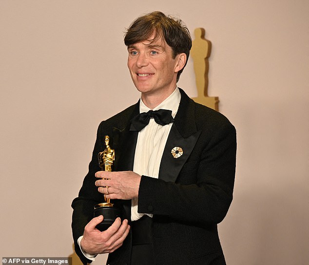 Murphy's was one of seven Oscars won by Oppenheimer on the night