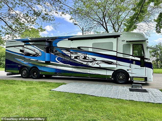They sold their home, along with most of their belongings, and began traveling the globe in an RV in 2021
