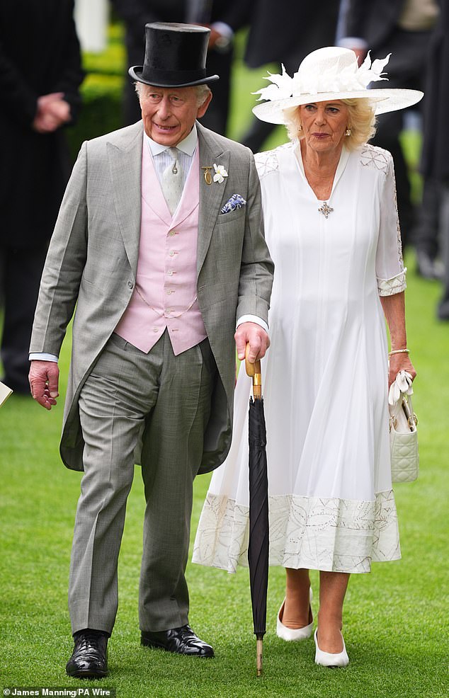 The King and Queen put on a stylish display as they stepped out for the fourth day of the festival
