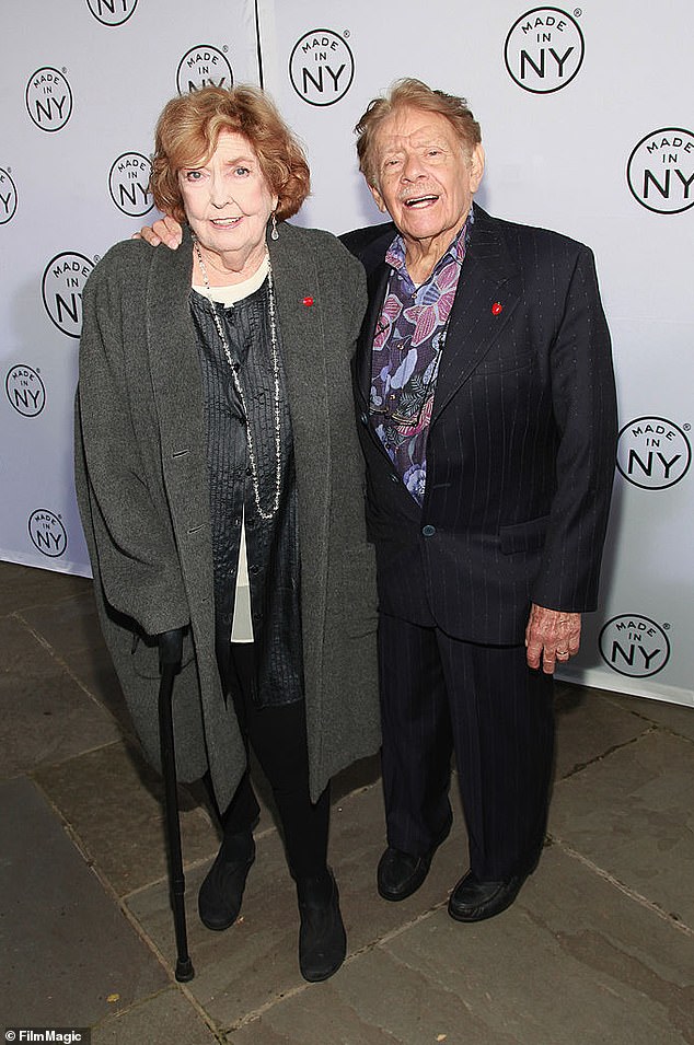 Quinlin's grandparents are the late comedy stars, Anne Maeara and Jerry Stiller (pictured 2012)