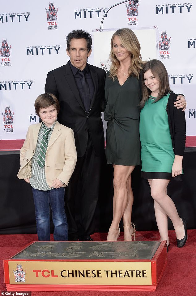 Ben and Christine have been married since 2000 but split for three years before reconciling in 2020; pictured 2013
