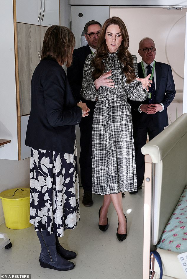 In addition to attending and taking part in play and music therapy sessions, Kate visited treatment rooms for young patients