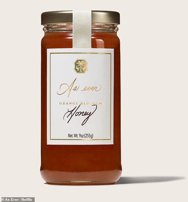 The official photograph for the orange blossom honey which is another new As Ever product