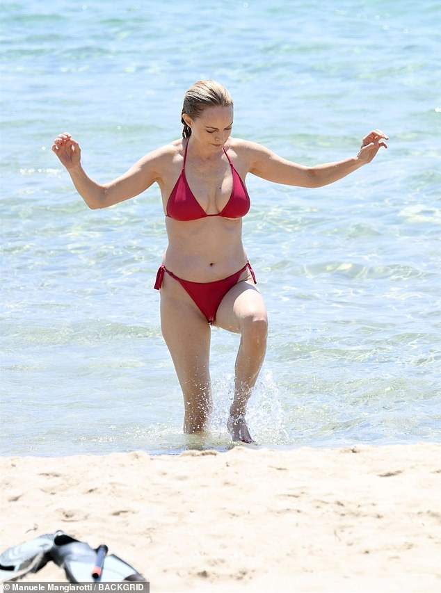Her other tricks include moisturizing her 'whole body' and face and getting massages