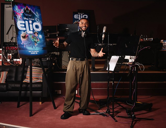 The singer has made his voice-acting debut in the UK version of the animated film, aptly playing a character called Aston