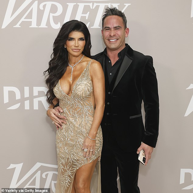 The Real Housewives star, 52, who along with husband Luis Ruelas was hit with millions in tax liens this year, hung up after she was asked why she 'didn't pay her taxes for years' in an incendiary moment - pictured 2023