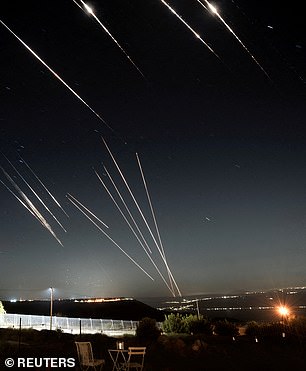 Iranian missiles over Israel