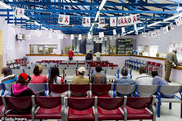 The director of the US Office of Management and Budget argued that African countries should take on the responsibility of fighting HIV/AIDS, alleviating the financial burden on the US. (Pictured: An AIDS clinic in Johannesburg, South Africa)
