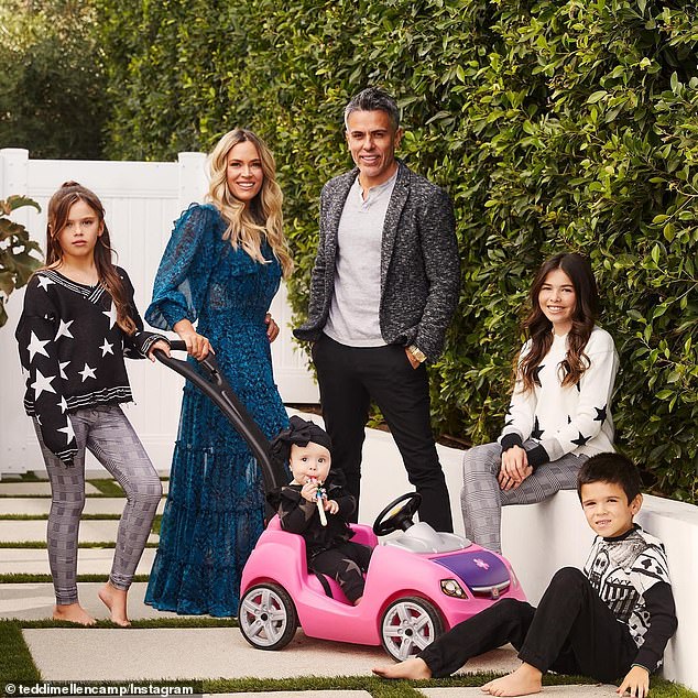 The RHOBH alum shares her three kids Slate, 12, Cruz, 10 and Dove, five, and stepdaughter Isabella, 14, with her estranged husband Edwin Arroyave, 48
