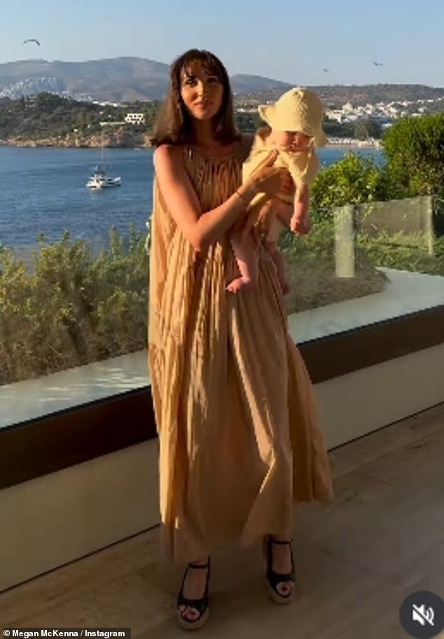 Sharing a sweet reel to Instagram on Friday, Megan showed her followers what it has been like to honeymoon with their toddler