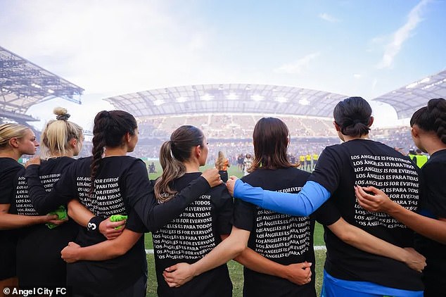 Angel City FC - along with MLS side LAFC, with whom they share a stadium - have issued statements of support for immigrants but otherwise the city's sports franchises have refrained from commenting