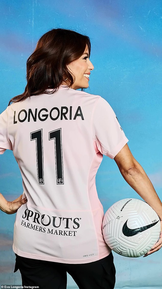Actress Eva Longoria is one of several celebrity co-owners of Angel City